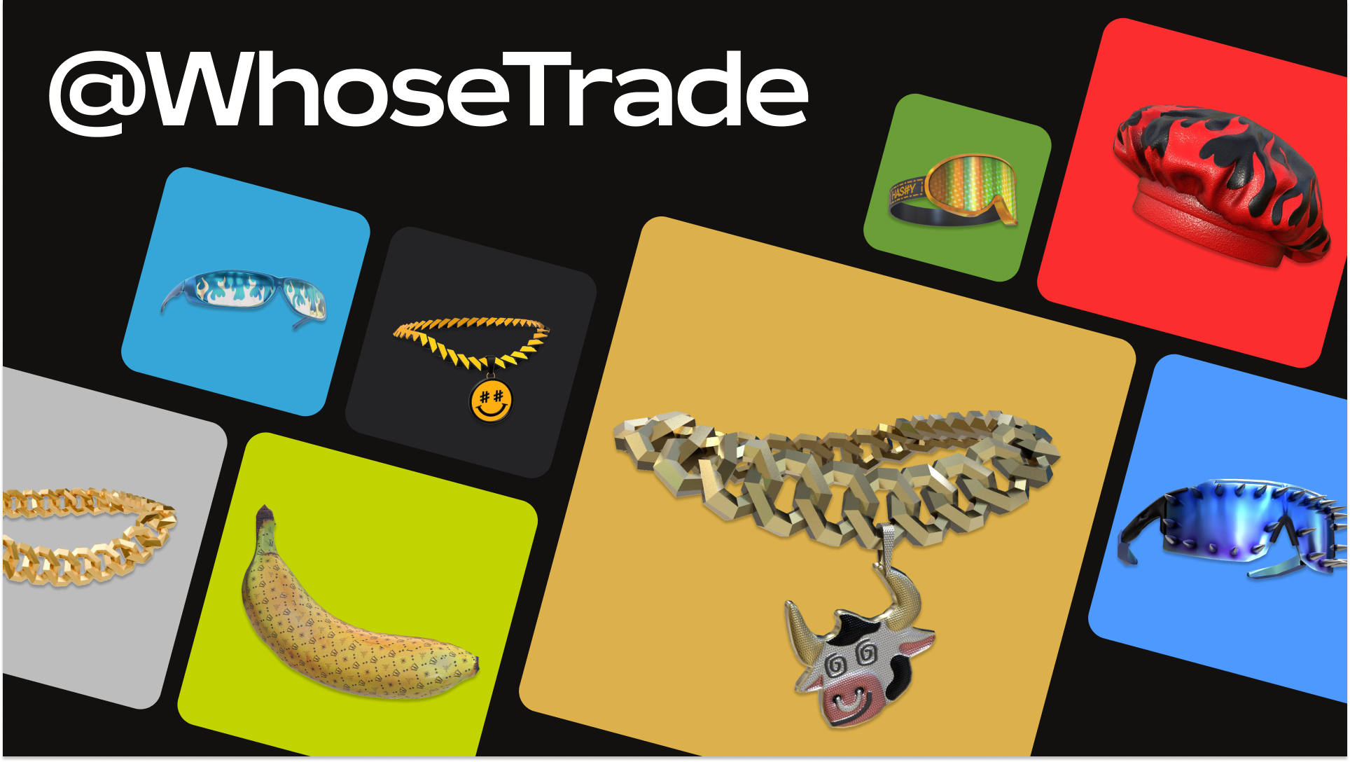 WhoseTrade a collaboré avec des marques comme Monstercat et Nivea et a créé des dizaines d'articles vendus des dizaines de milliers de fois.