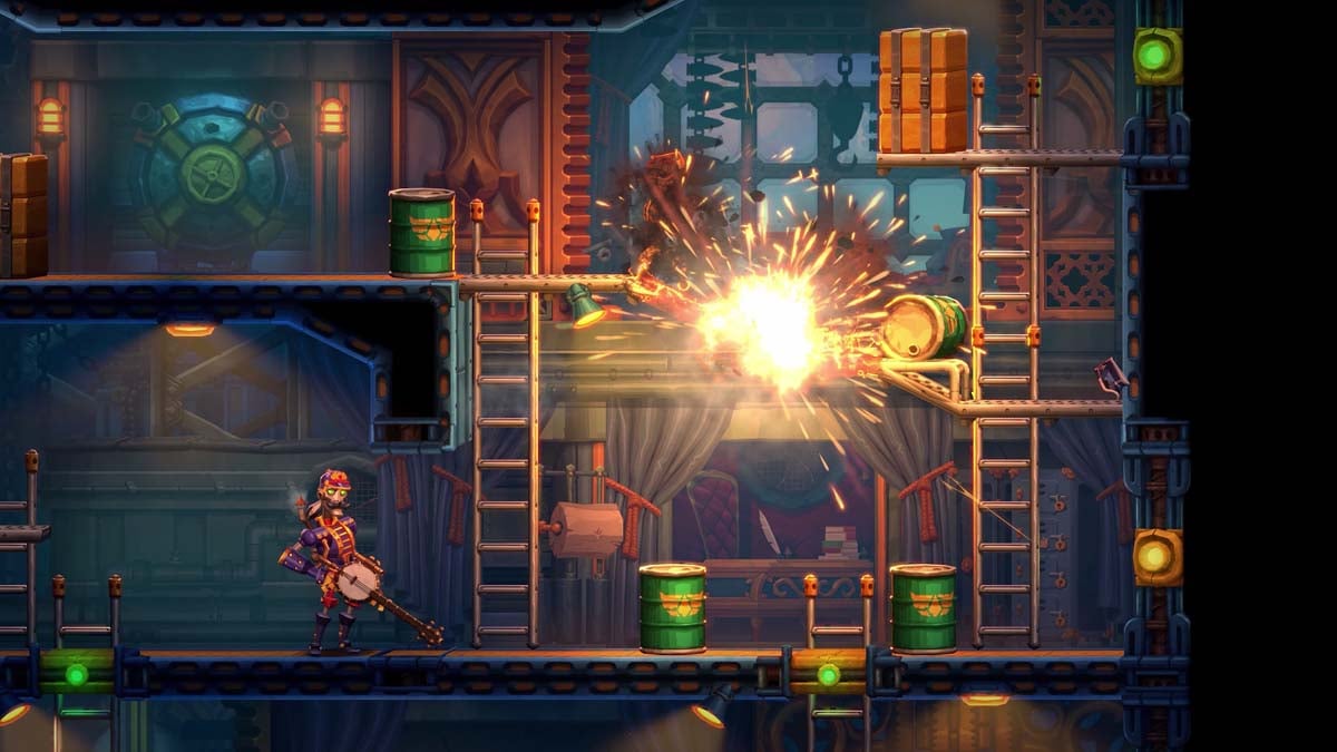 Mécanicien d'explosion dans SteamWorld Heist 2