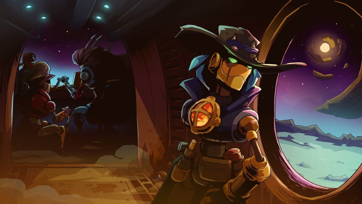 Personnage Capatin Leeway dans SteamWorld Heist 2