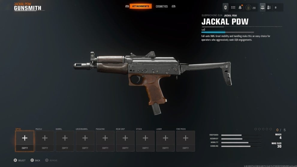 black ops 6 smg chacal pdw bo6