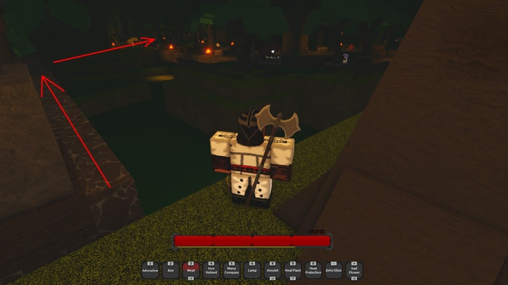 nouveau château de téléportation spawn dans roblox évidé