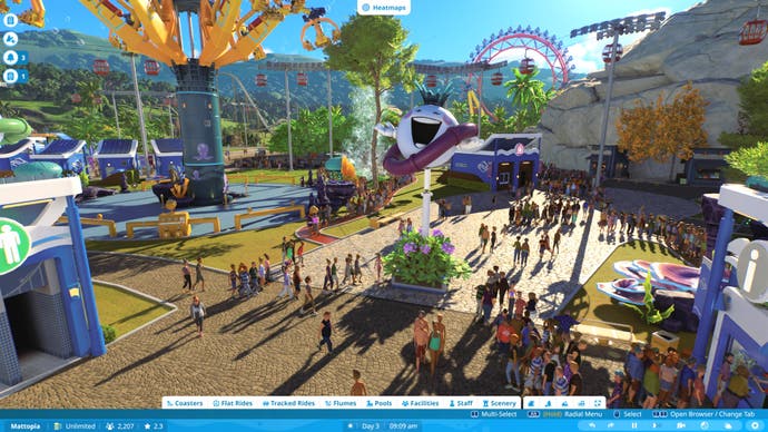 Capture d'écran de Planet Coaster 2